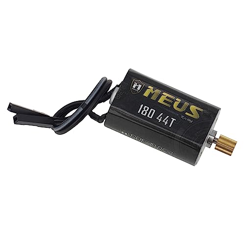 MEUS RACING TRX4M 44T 180 Pro Brushed Motor with Brass Pinion Gear for 1/18 RC Crawlers