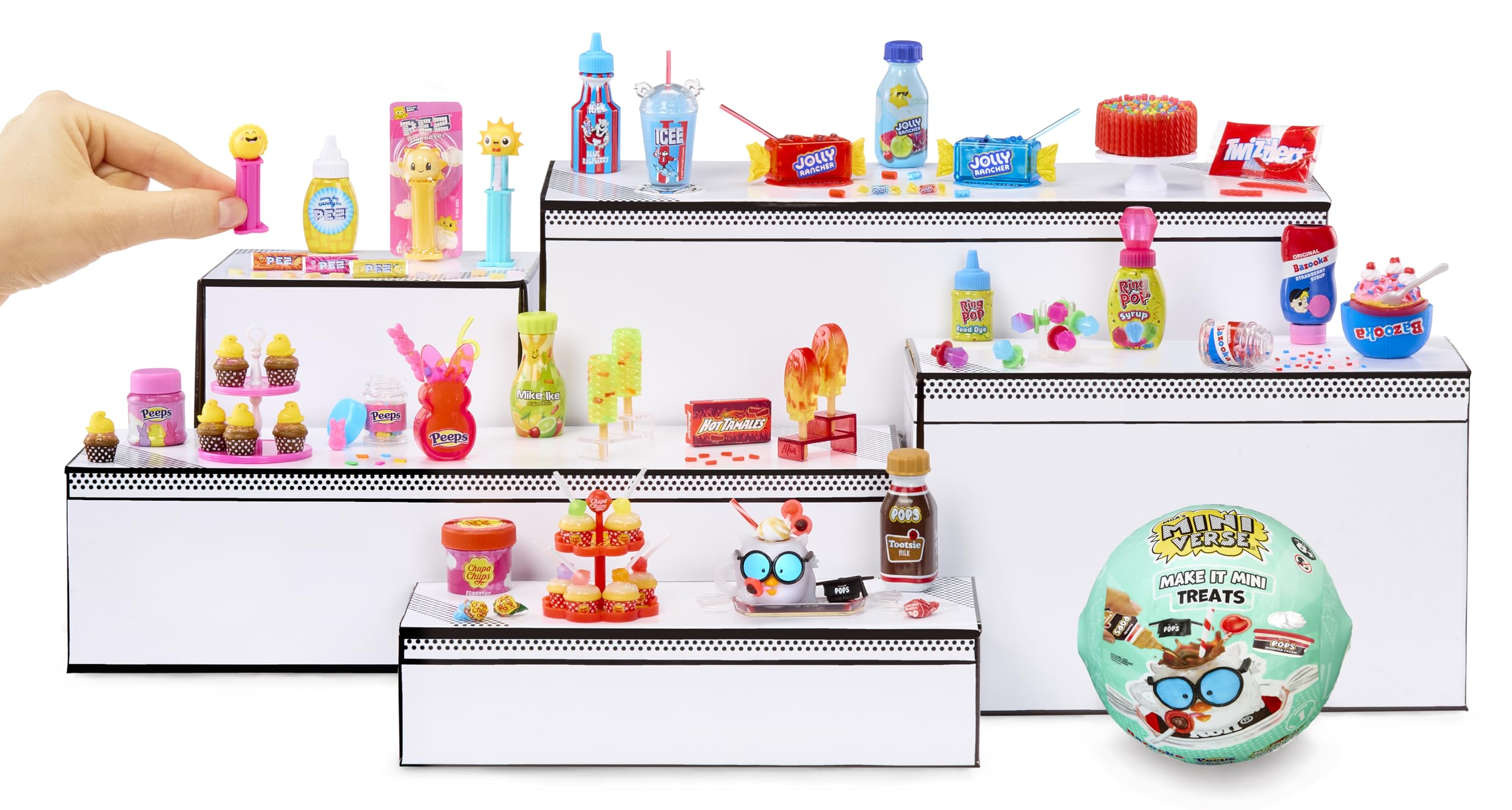 MGA's Miniverse Make It Mini Treats - Mystery Blind Packaging, 12 Candy Collectibles for DIY Resin Craft, Ages 8+