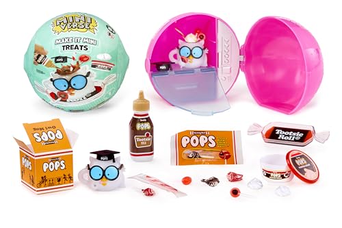 MGA's Miniverse Make It Mini Treats - Mystery Blind Packaging, 12 Candy Collectibles for DIY Resin Craft, Ages 8+
