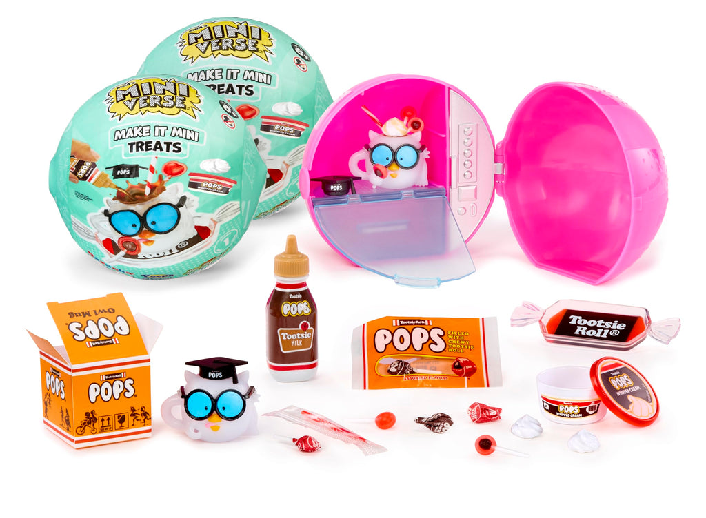 MGA's Miniverse Make It Mini Treats 2-Pack – Mystery Blind Balls with 12 Candy Miniatures to Collect and Display