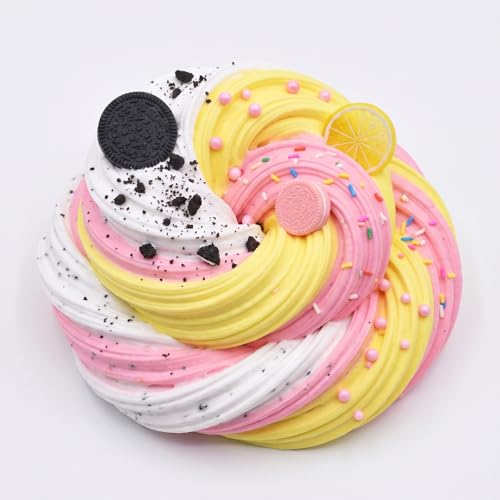 MIAEZOUYOX 7-Pack Butter Slime Kit – Soft, Non-Sticky Stretchy Sludge Toy for Kids, Party Favors, Stress Relief (7 Colors, 60ml Each)