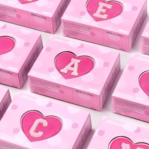 mibasies Kids Washable Makeup Kit – 18 Pcs Non-Toxic Real Play Makeup for Girls 3-10, Pink Heart Purse