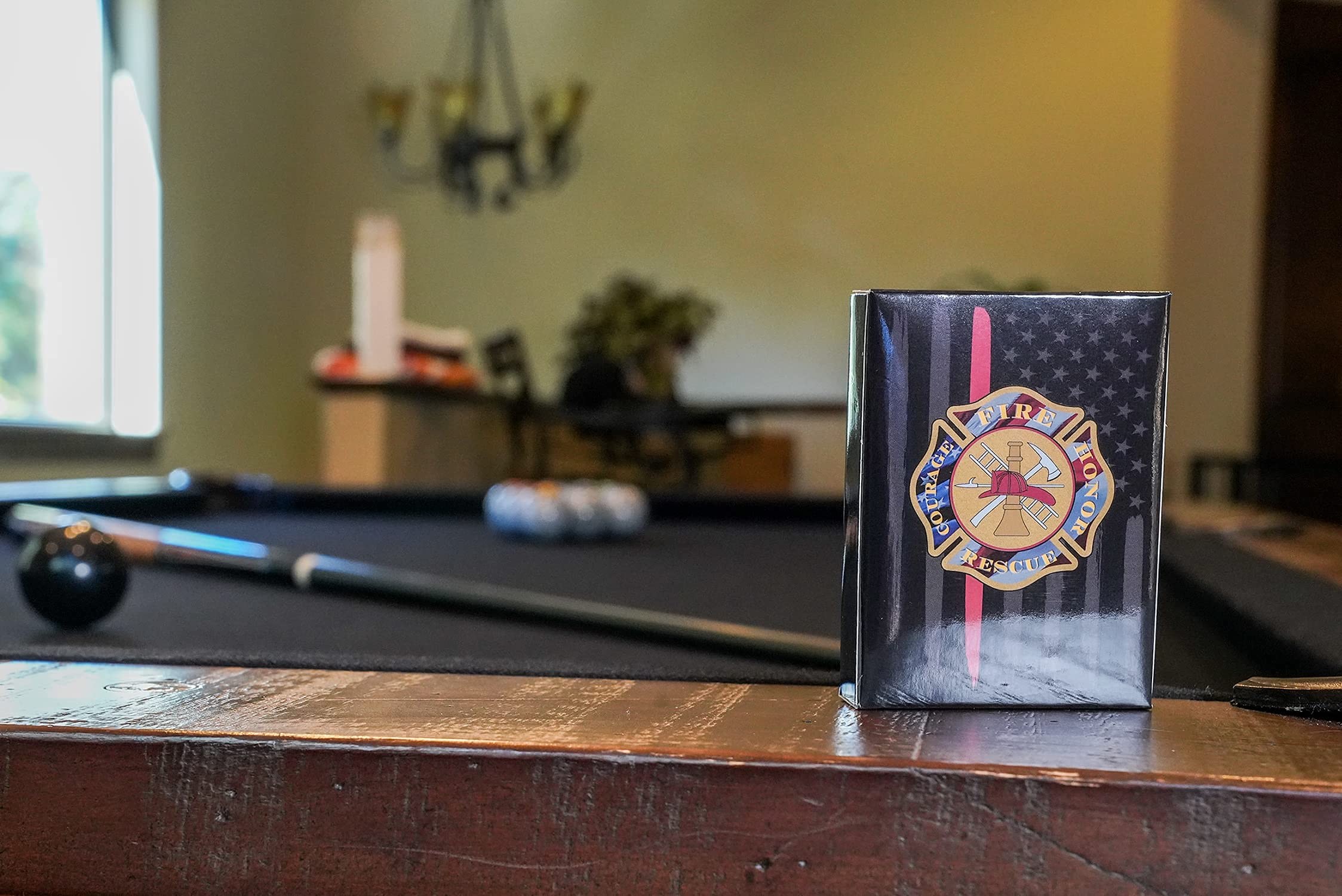 Military Gift Shop Firefighter Playing Cards – Premium Deck of Firefighter-Themed Poker Cards