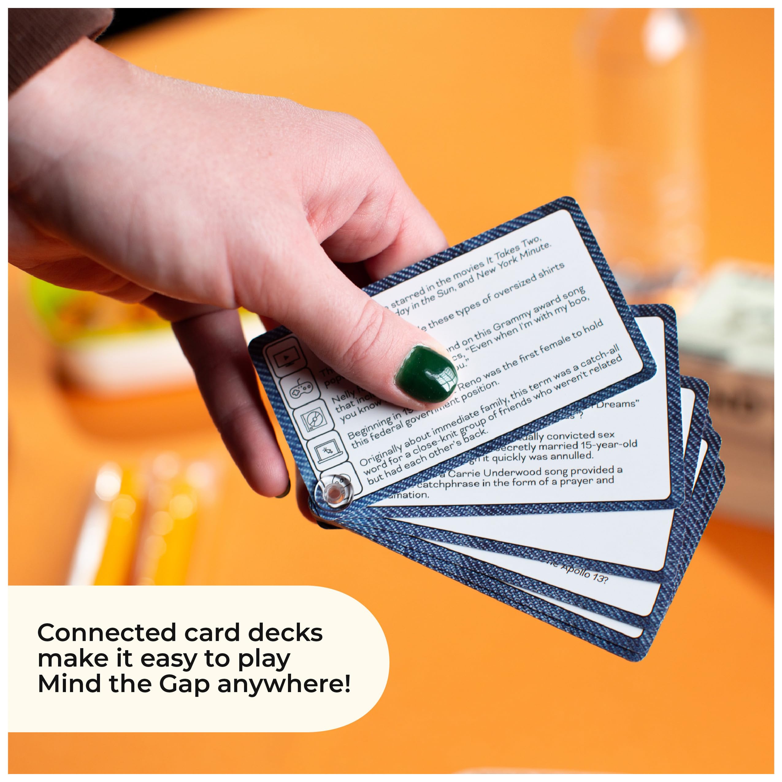 Mind The Gap Travel Edition Trivia Game – 500 New Questions for All Generations, Road Trip Fun