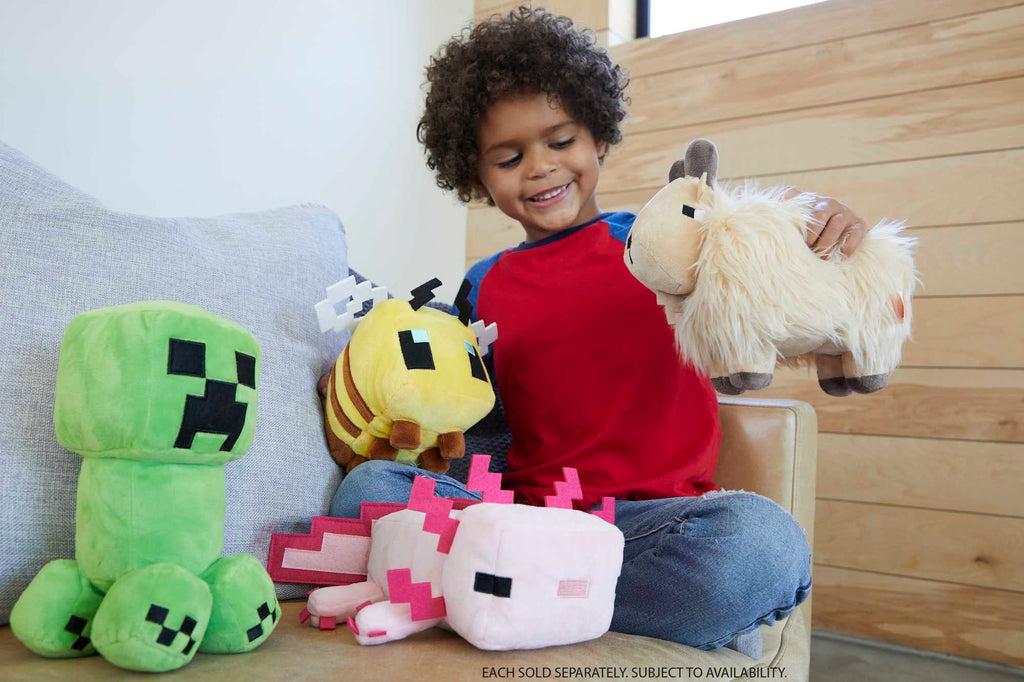 Minecraft Basic Plush Character Soft Doll – 8-Inch Collectible Toy for Kids Ages 3+