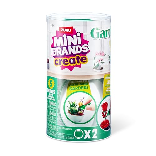 Mini Brands Create Garden Capsule 2-Pack – Build and Collect Over 18 Mini Plants with Scented Surprises