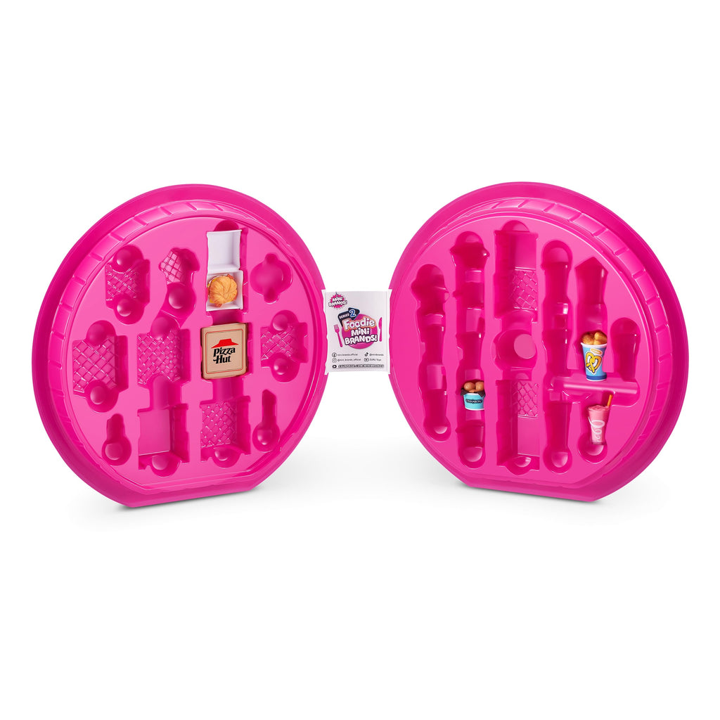 Mini Brands Foodie Series 2 Collector's Case by ZURU – 5 Mystery Minis, 3 Exclusive, Holds 30