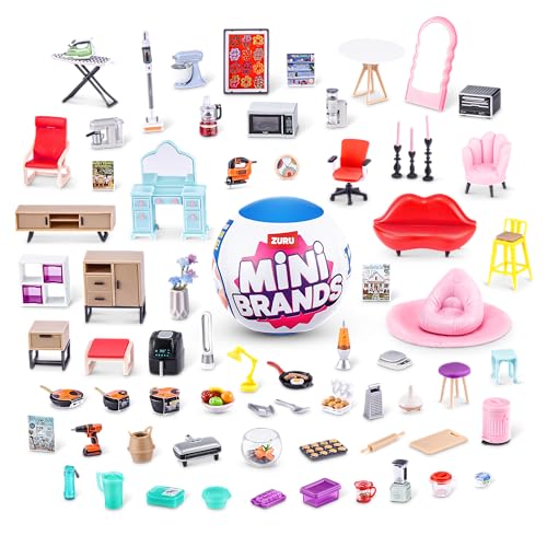 Mini Brands Home 2-Pack by ZURU: Blind Capsules with Collectible Mini Home Brands