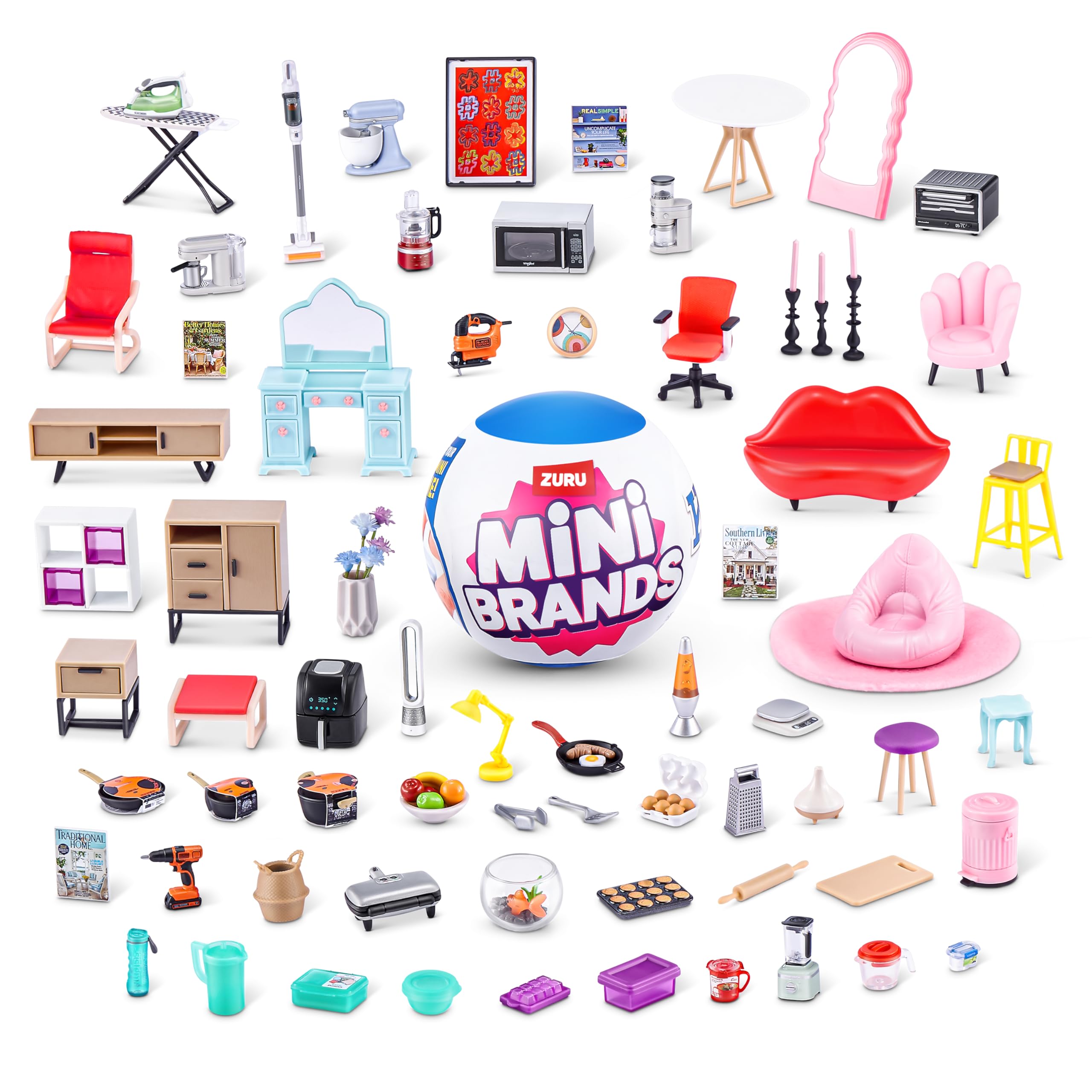 Mini Brands Home 2-Pack by ZURU: Blind Capsules with Collectible Mini Home Brands