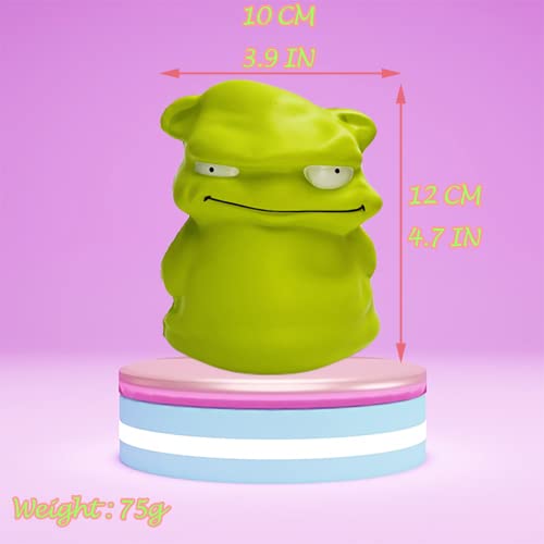 Mini Green Monster Slow Rising Squishy Toy – 4.7" PU Foam Stress Relief for Kids & Adults