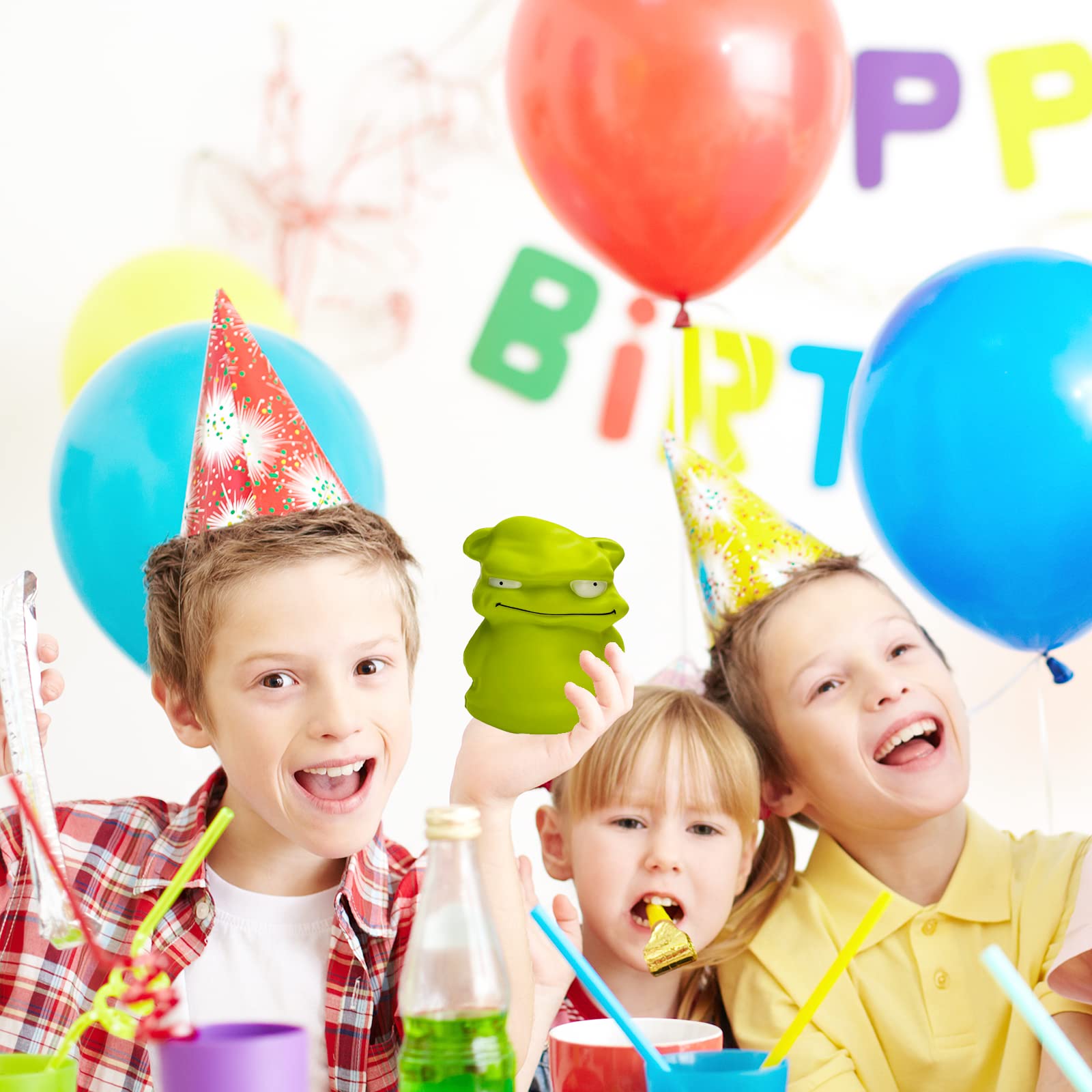 Mini Green Monster Slow Rising Squishy Toy – 4.7" PU Foam Stress Relief for Kids & Adults