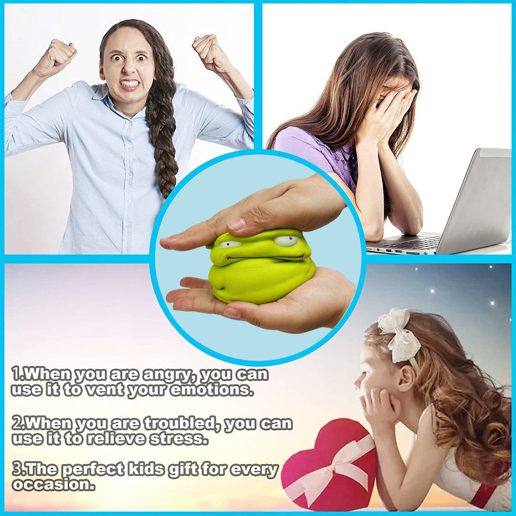 Mini Green Monster Slow Rising Squishy Toy – 4.7" PU Foam Stress Relief for Kids & Adults