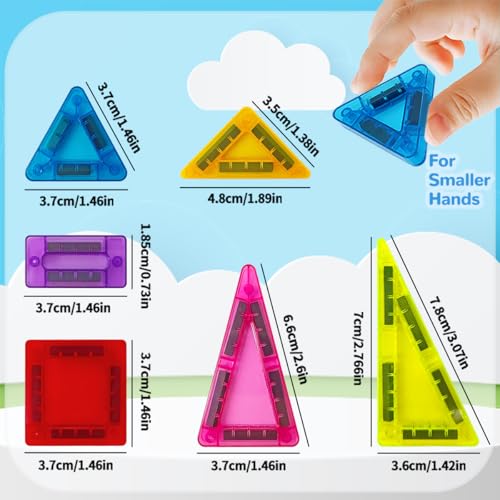 Mini Magnetic Building Blocks Travel Set – 42-Piece Portable Toy with Iron Box, Stimulates Creativity for On-the-Go Play (Air, Car, Train)