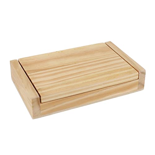 Mini Shut the Box Wooden Game by WE Games – 5.5-Inch Travel Size with 9 Number Tiles for Family Fun