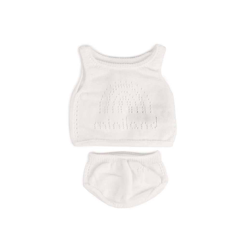 Miniland 2-Piece Doll Underwear Set for 15-Inch Dolls with Hanger