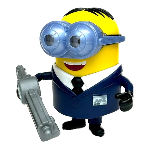 Minions Despicable Me 4 AVL Agent Dave 5.5-Inch Collectible Action Figure with Display Box