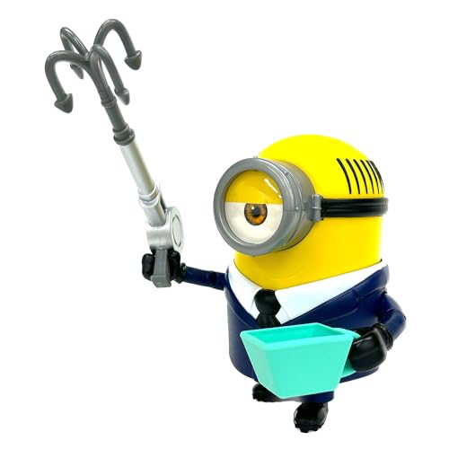 Minions Despicable Me 4 Despicably Deluxe AVL Agent Mel Figure - 5.5 Inch Collectible with Accessories