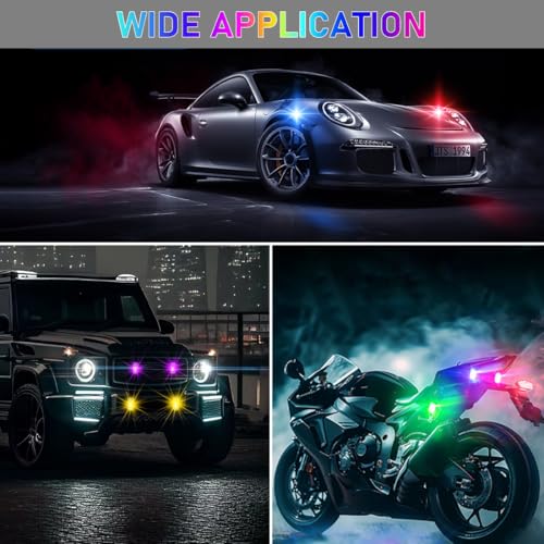 Minsezhi 6-Pack LED Strobe Drone Lights for Night Flying – FAA Compliant, Rechargeable, Lightweight, for DJI Mini 4 Pro, Avata 2, Mavic 3 and More