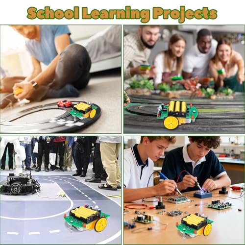 MiOYOOW DIY Remote Control Car Kit – Soldering Practice Robot Car for Learning Electronics