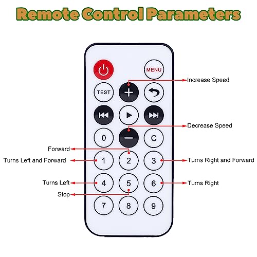 MiOYOOW DIY Remote Control Car Kit – Soldering Practice Robot Car for Learning Electronics
