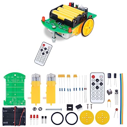MiOYOOW DIY Remote Control Car Kit – Soldering Practice Robot Car for Learning Electronics