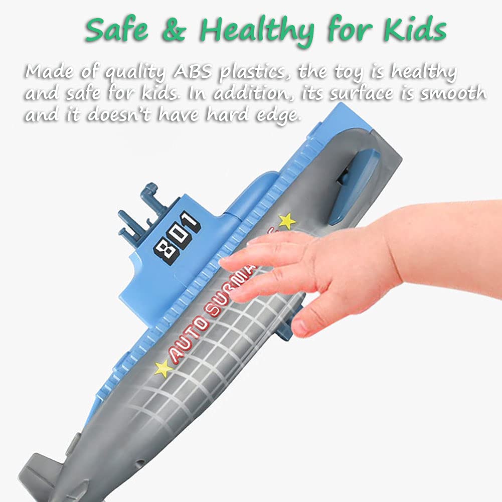 Miracland Wind-up Submarine Bath Toy – Battery-Free Clockwork Pigboat for Kids