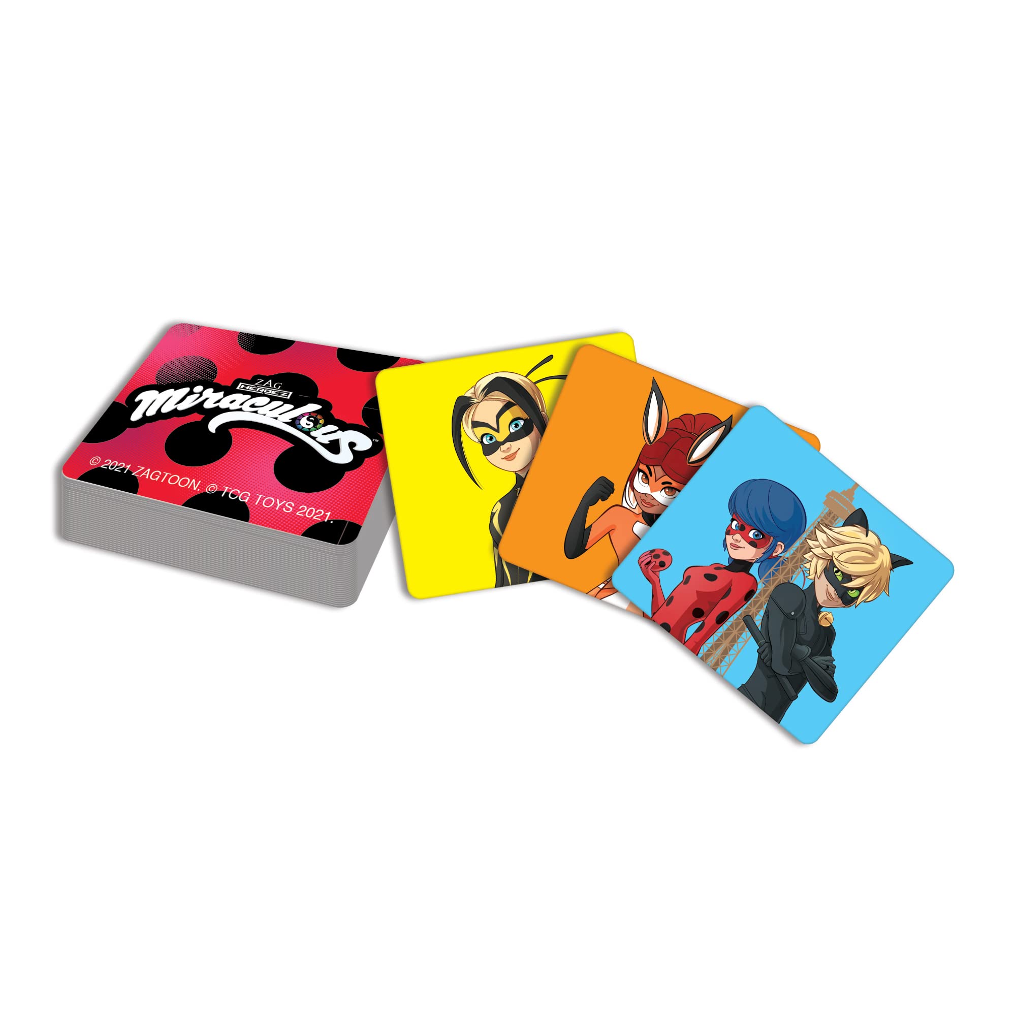 Miraculous Ladybug Memory Matching Card Game – 72 Color Cards for Kids, 36 Pairs, 15-Minute Play