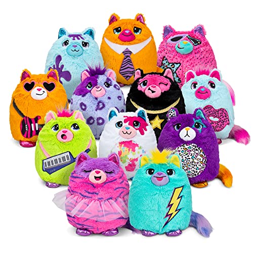 Misfittens Cats Series 3 Wild Cats - Squishable Surprise Plush Toy for Kids Ages 3+