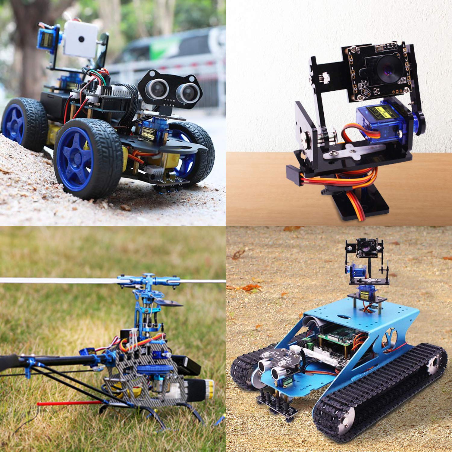 Miuzei SG90 9g Micro Servo Motors 5-Pack for RC Cars, Arduino, and Robotics Projects