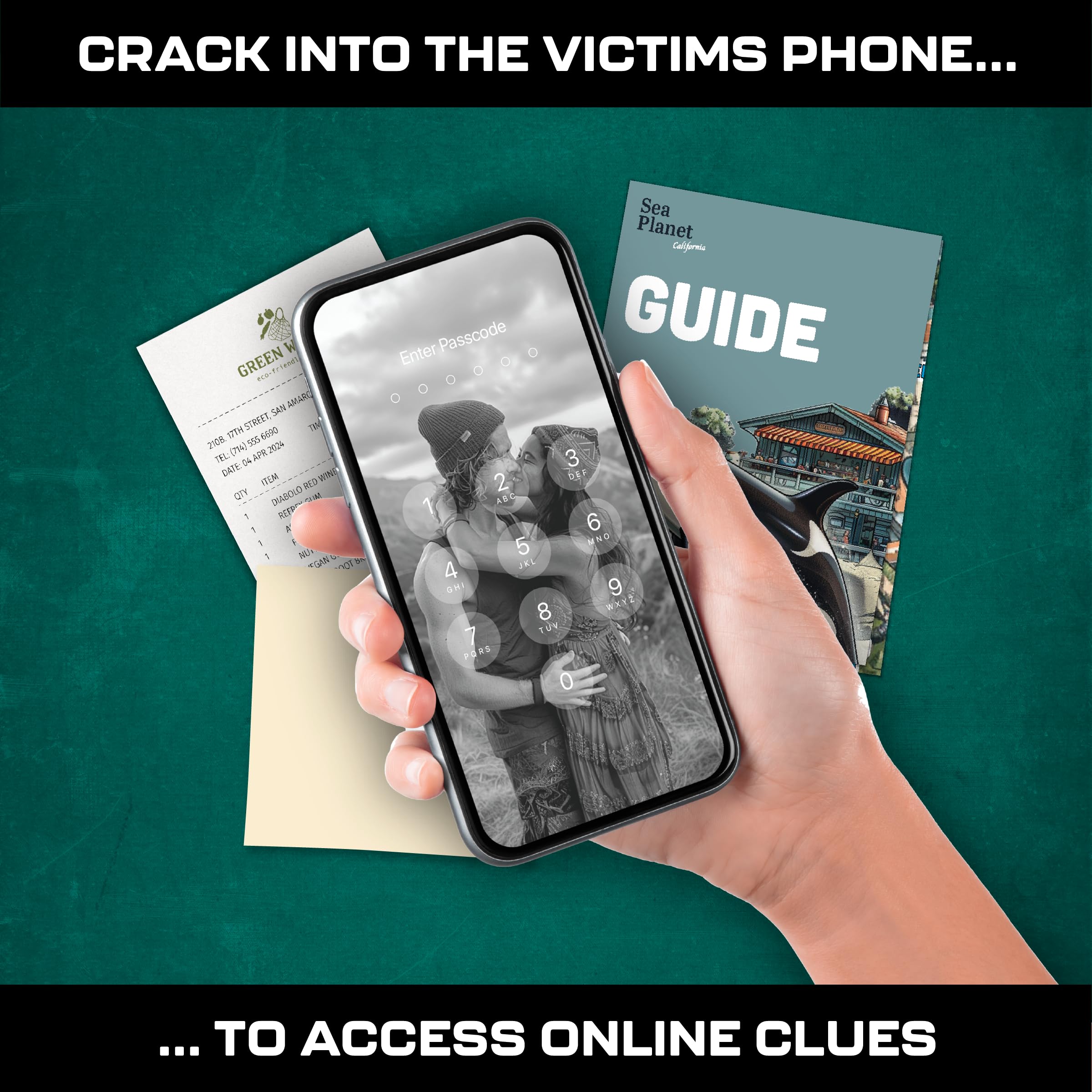 MMC Death of an Activist – Murder Mystery Game with 27 Evidence Pieces, 150 Min, 1-10 Players