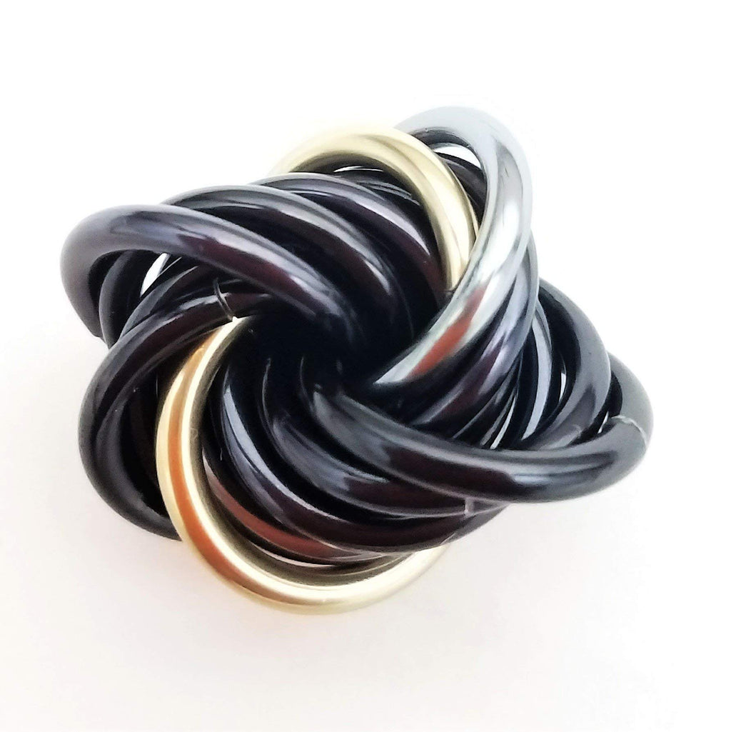 Möbii Fidget Ball (Small, MultiColor) – Quiet Stress Relief Toy Handcrafted in USA