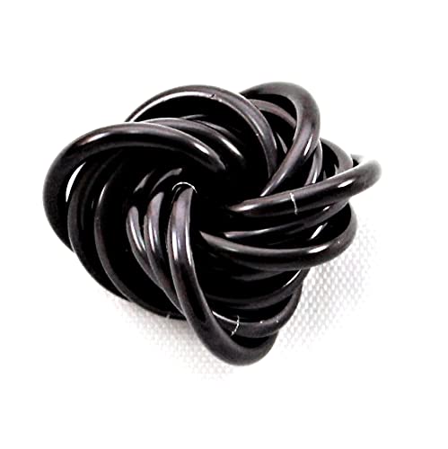 Möbii Fidget Ball (Small, Onyx) – Quiet Stress Relief Toy Handcrafted in USA