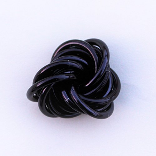 Möbii Fidget Ball (Small, Onyx) – Quiet Stress Relief Toy Handcrafted in USA