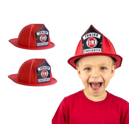 Molded Paper Child Firefighter Hat – Eco-Friendly Costume Accessory by Real Firefighter