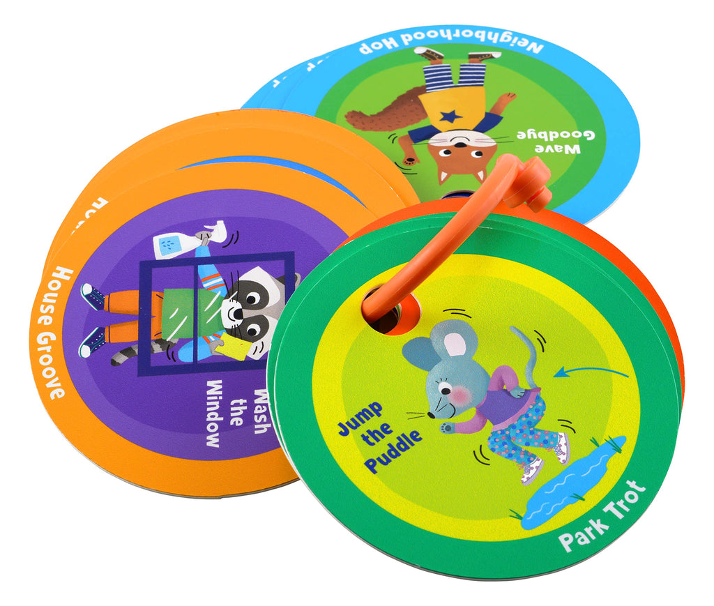 MOLLYBEE KIDS Preschool Dance Party Cards – 20 Everyday Moves for Ages 3+