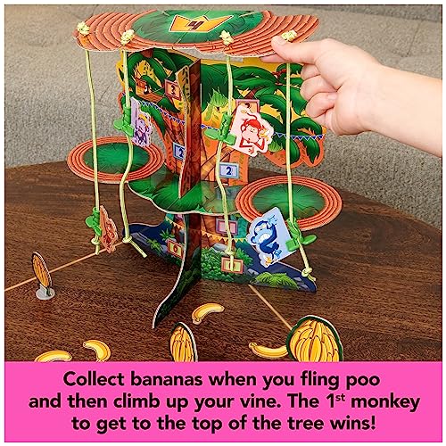 Monkey See Monkey Poo: Interactive Banana-Scented Dough Flinging Game for Kids Ages 4+
