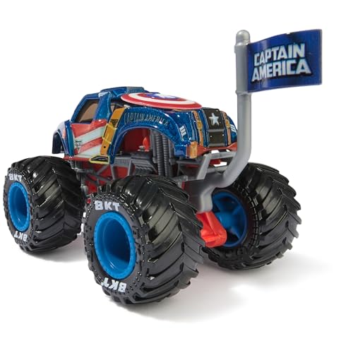Monster Jam Marvel Captain America 1:64 Scale Die-Cast Truck