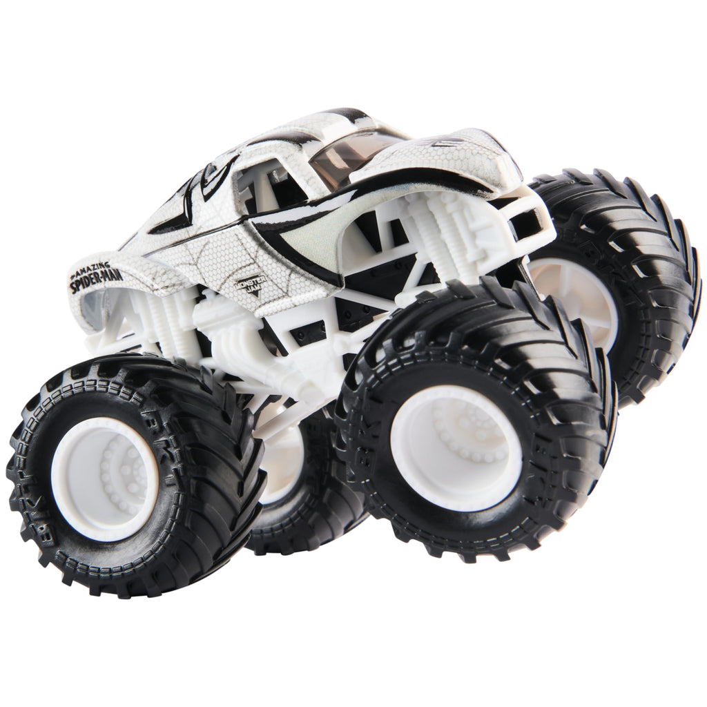 Monster Jam Marvel Spider-Man 1:64 Scale Die-Cast Monster Truck Toy for Kids Ages 3 and Up