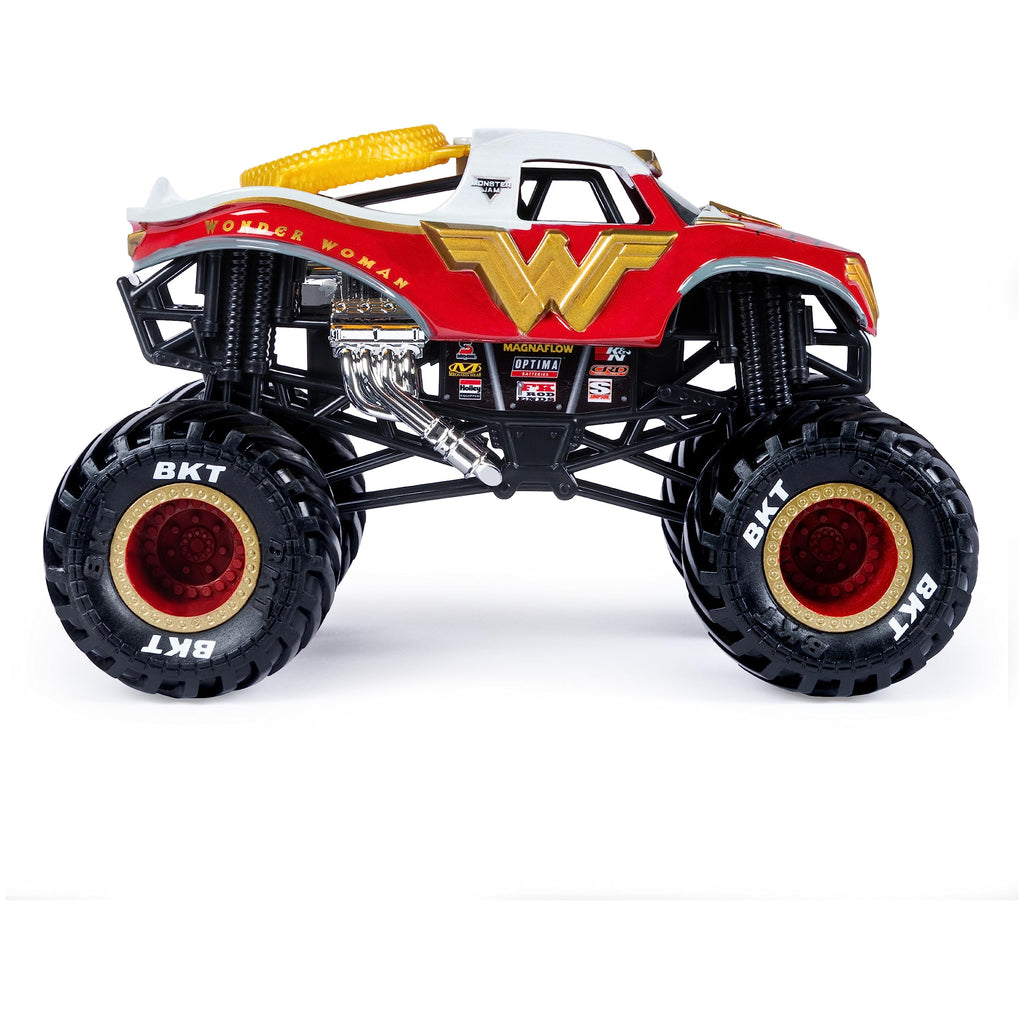 Monster Jam Official Wonder Woman Monster Truck – 1:24 Scale Die-Cast Vehicle