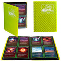 Monster Protectors 4 Pocket Trading Card Album - Holofoil Lime, Side-Loading, Holds 160 Cards