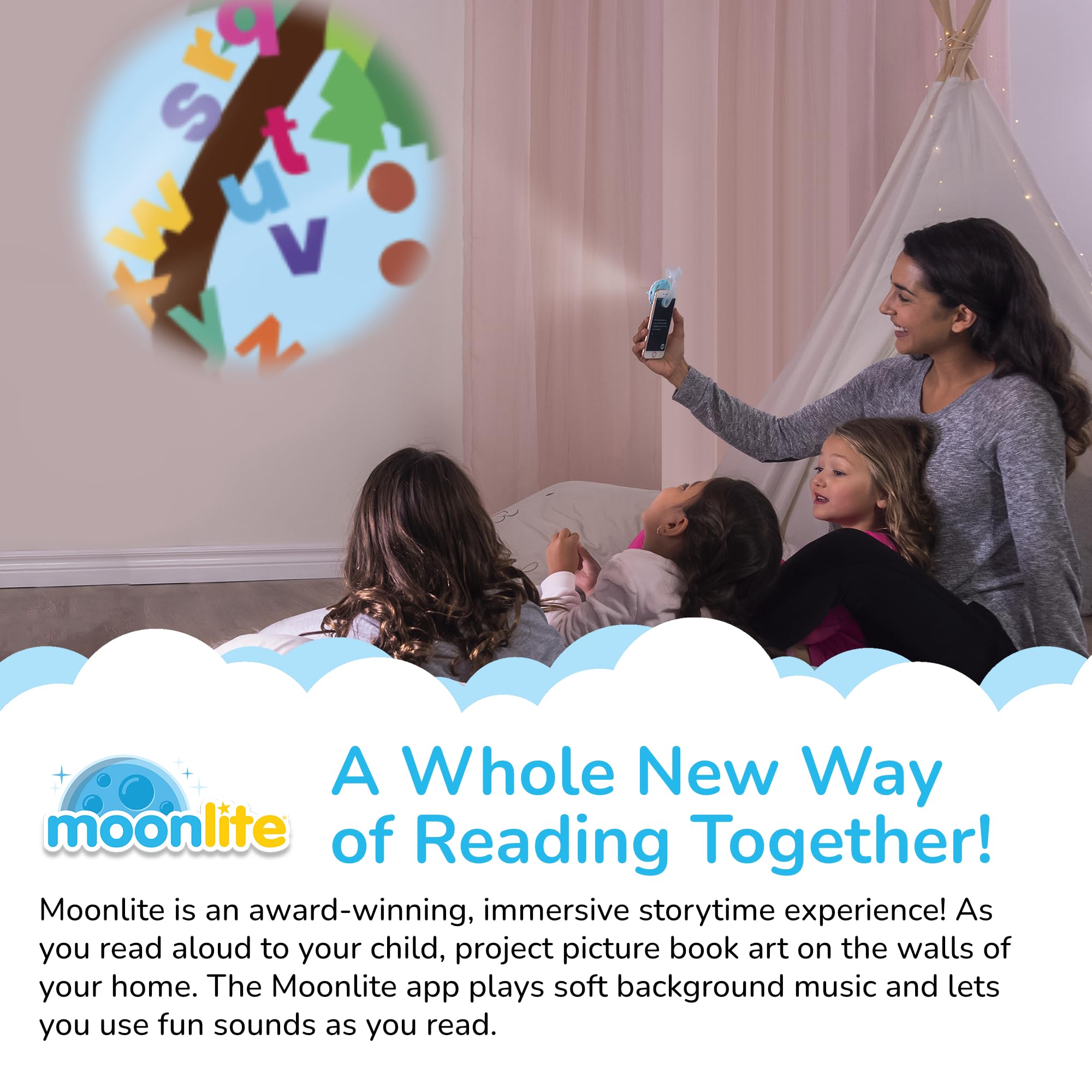 Moonlite Chicka Chicka Boom Boom Storybook Reel - Single Reel for Flashlight Projector