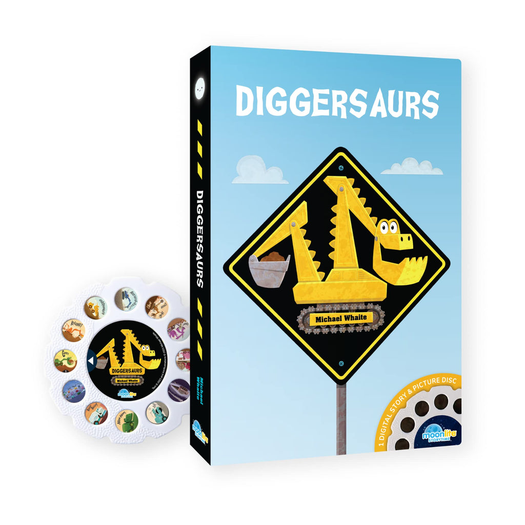Moonlite Diggersaurs Storytime Reel – Interactive Story Projections with Sound Effects for Toddlers