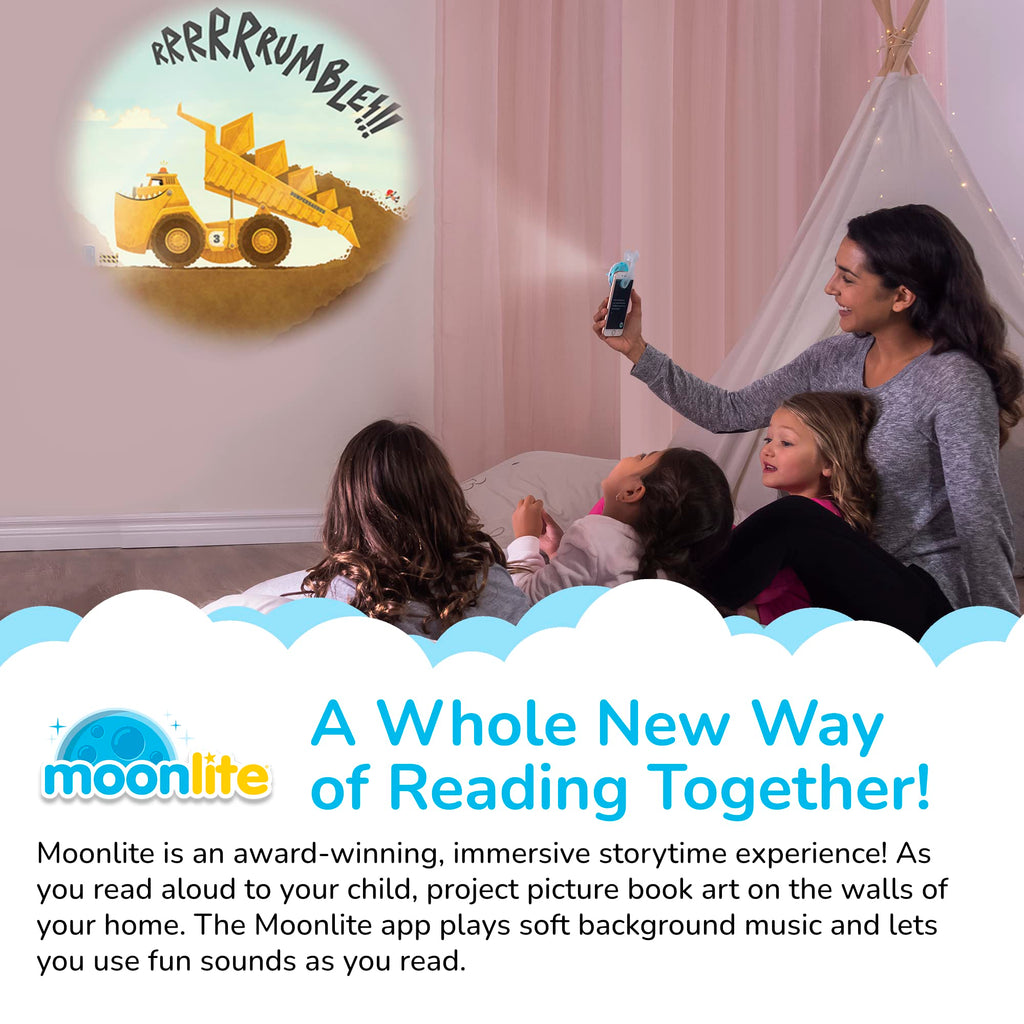 Moonlite Diggersaurs Storytime Reel – Interactive Story Projections with Sound Effects for Toddlers