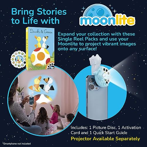 Moonlite Duck & Goose Story Reel – Single Pack for Flashlight Projector, Ages 12 Months+
