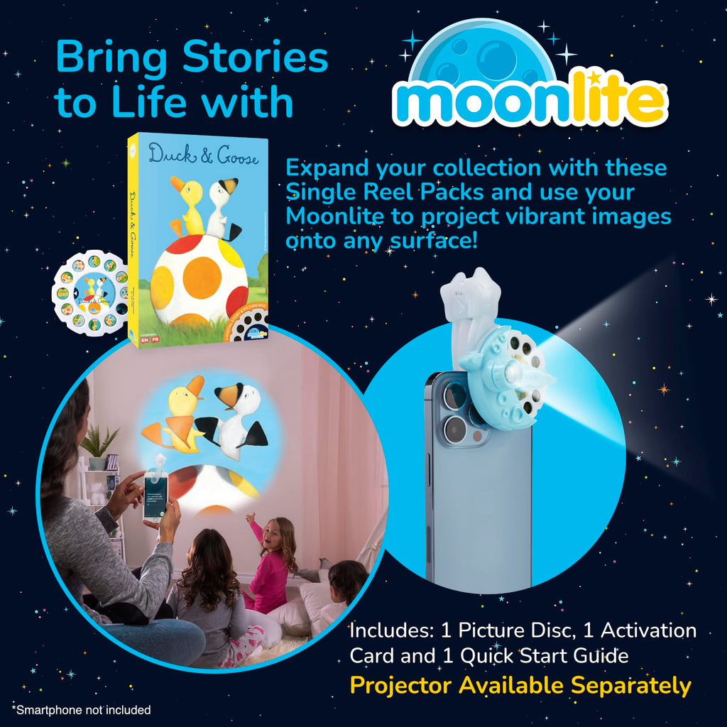 Moonlite Duck & Goose Story Reel – Single Pack for Flashlight Projector, Ages 12 Months+