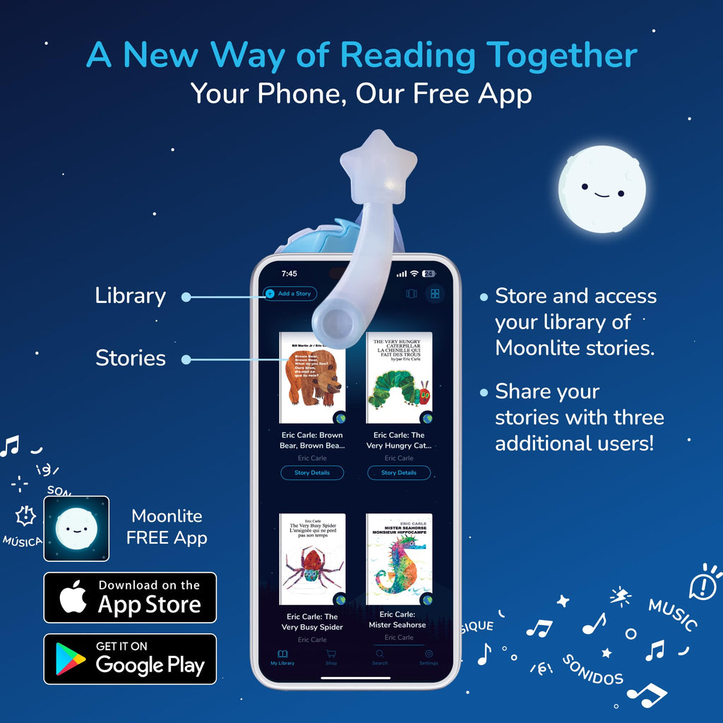 Moonlite Goodnight Already! Story Disc – Bedtime Projection for Ages 1-4