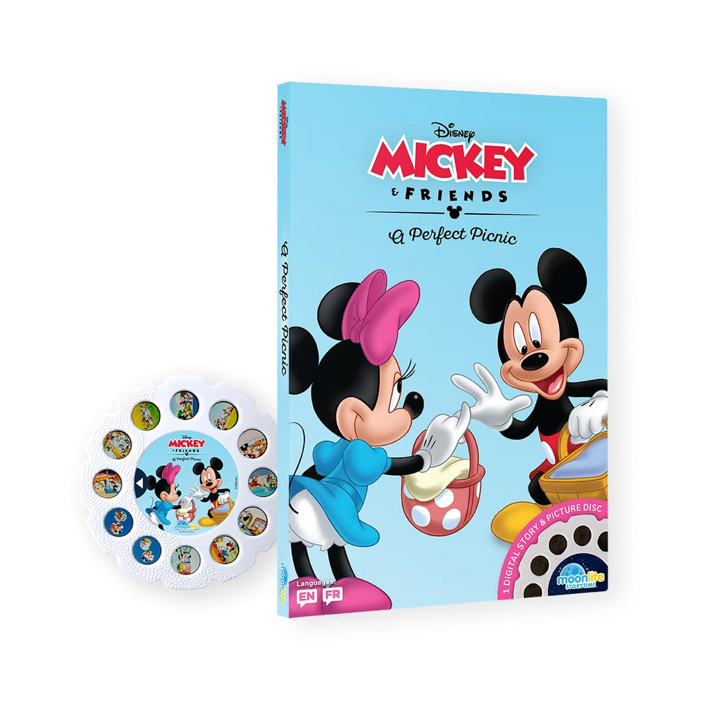 Moonlite Mickey & Friends A Perfect Picnic Storybook Reel for Flashlight Projector - Single Pack for Ages 1+