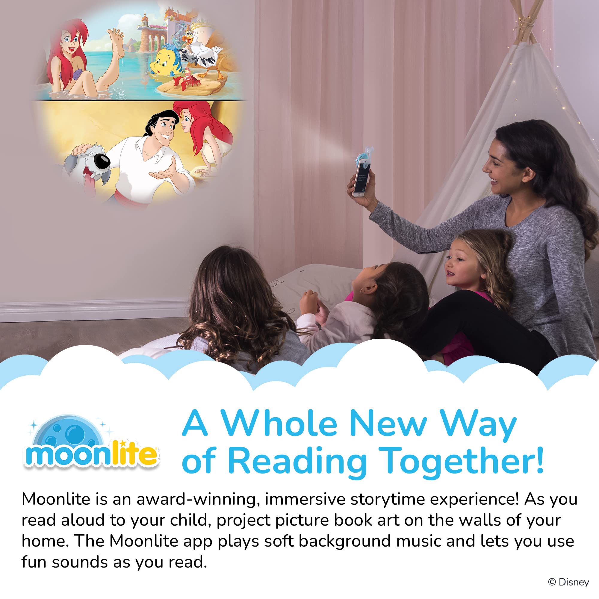 Moonlite Mickey & Friends A Perfect Picnic Storybook Reel for Flashlight Projector - Single Pack for Ages 1+