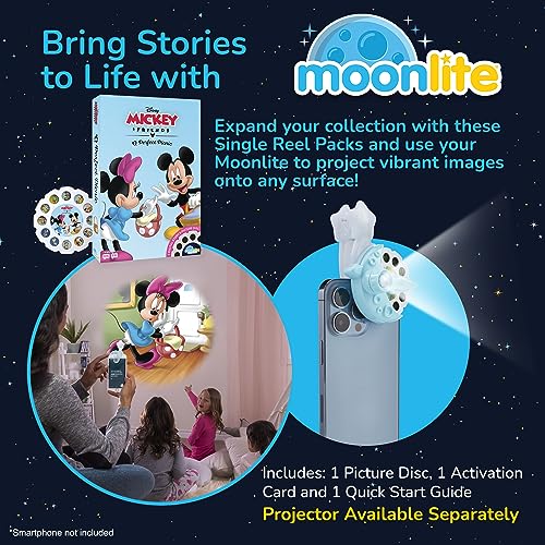 Moonlite Mickey & Friends A Perfect Picnic Storybook Reel for Flashlight Projector - Single Pack for Ages 1+