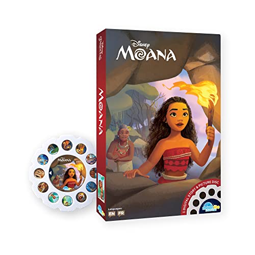 Moonlite Moana Story Disc – Interactive Bedtime Story with Sound Effects for Ages 3-6